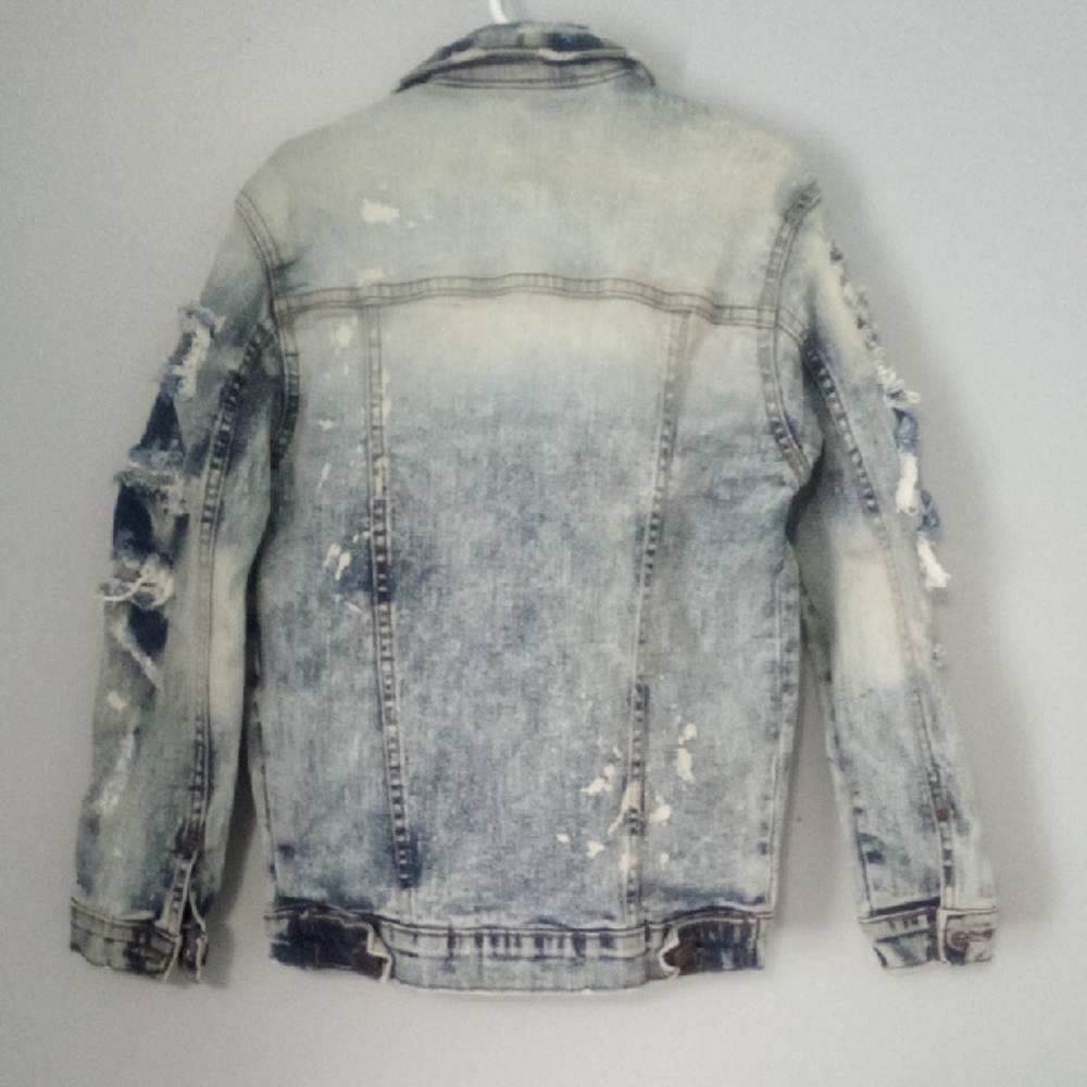 Distressed Denim Jacket - Picture 3 of 3